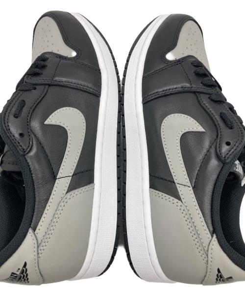 NIKE（ナイキ）NIKE (ナイキ) AIR JORDAN 1 RETRO LOW OG グレー×ブラック サイズ:27.5 未使用品の古着・服飾アイテム