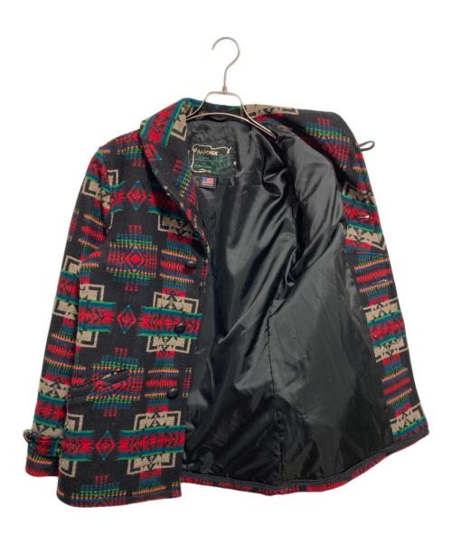 Schott（ショット）Schott (ショット) ネイティブ柄ショールカラージャケット レッド サイズ:38の古着・服飾アイテム