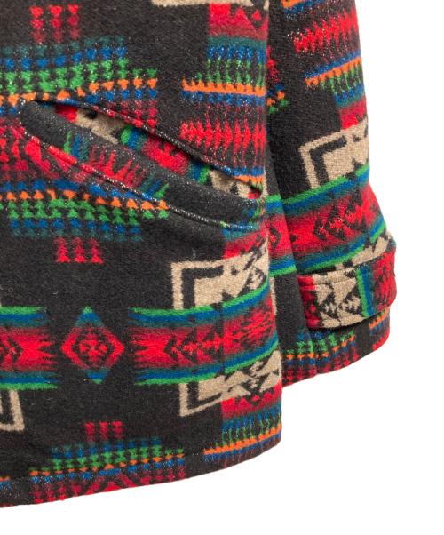 Schott（ショット）Schott (ショット) ネイティブ柄ショールカラージャケット レッド サイズ:38の古着・服飾アイテム
