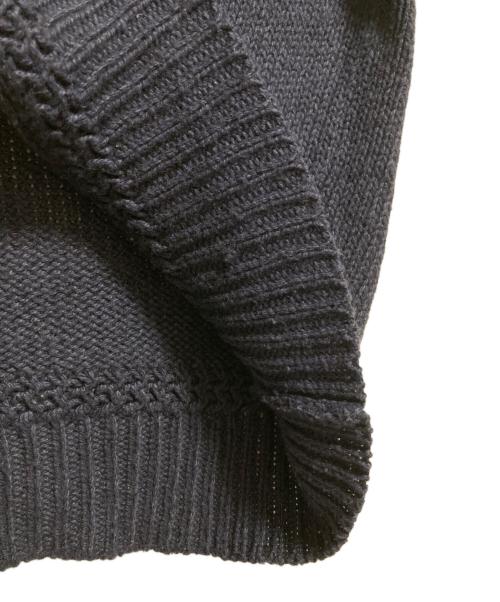 POLO RALPH LAUREN（ポロ・ラルフローレン）POLO RALPH LAUREN (ポロ・ラルフローレン) 星条旗柄ショールカラーニット ネイビー サイズ:XLの古着・服飾アイテム