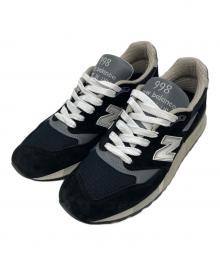 NEW BALANCE（ニューバランス）の古着「U998BL ローカットスニーカー」｜ブラック