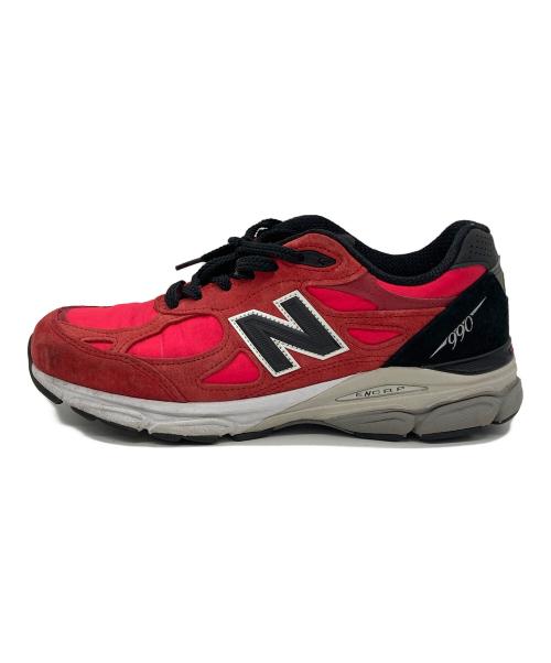 NEW BALANCE（ニューバランス）NEW BALANCE (ニューバランス) M990PL3 ローカットスニーカー レッド サイズ:26.5の古着・服飾アイテム