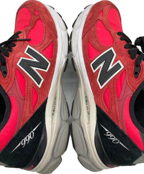 NEW BALANCE（ニューバランス）NEW BALANCE (ニューバランス) M990PL3 ローカットスニーカー レッド サイズ:26.5の古着・服飾アイテム
