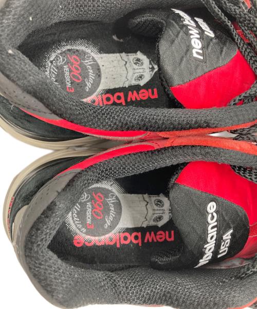 NEW BALANCE（ニューバランス）NEW BALANCE (ニューバランス) M990PL3 ローカットスニーカー レッド サイズ:26.5の古着・服飾アイテム