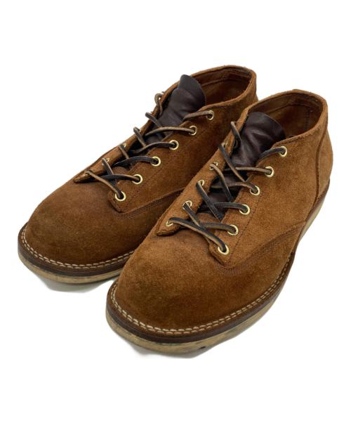 VIBERG（ヴィバーグ）VIBERG (ヴィバーグ) LACE TO TOE OXFORD シューズ ブラウン サイズ: 8 1/2の古着・服飾アイテム