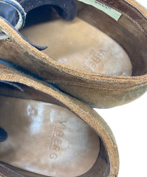 VIBERG（ヴィバーグ）VIBERG (ヴィバーグ) LACE TO TOE OXFORD シューズ ブラウン サイズ: 8 1/2の古着・服飾アイテム