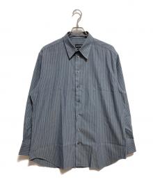 GIORGIO ARMANI（ジョルジョアルマーニ）の古着「ピンストライプシャツ」｜ブルー