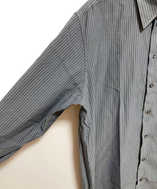 GIORGIO ARMANI（ジョルジョアルマーニ）GIORGIO ARMANI (ジョルジョアルマーニ) ピンストライプシャツ ブルー サイズ:43の古着・服飾アイテム