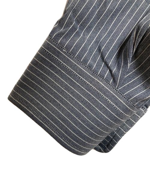 GIORGIO ARMANI（ジョルジョアルマーニ）GIORGIO ARMANI (ジョルジョアルマーニ) ピンストライプシャツ ブルー サイズ:43の古着・服飾アイテム