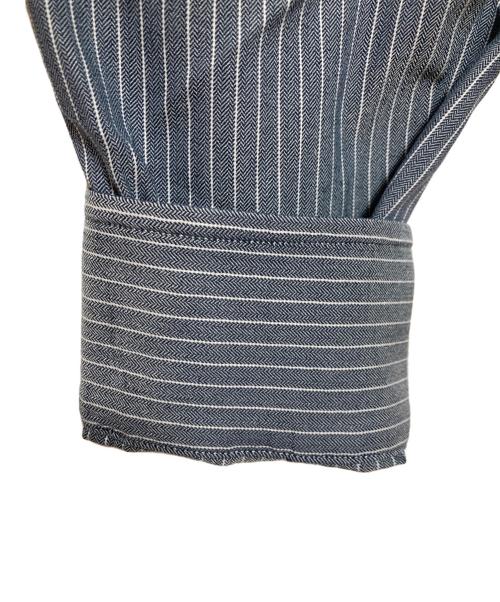 GIORGIO ARMANI（ジョルジョアルマーニ）GIORGIO ARMANI (ジョルジョアルマーニ) ピンストライプシャツ ブルー サイズ:43の古着・服飾アイテム
