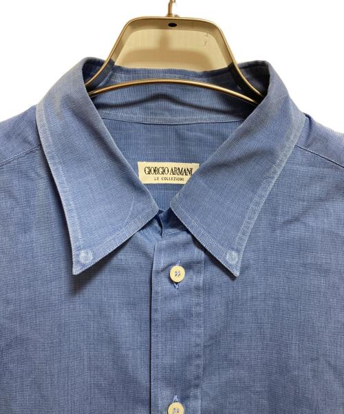 GIORGIO ARMANI（ジョルジョアルマーニ）GIORGIO ARMANI (ジョルジョアルマーニ) ドレスシャツ ブルー サイズ:38の古着・服飾アイテム