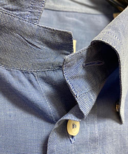 GIORGIO ARMANI（ジョルジョアルマーニ）GIORGIO ARMANI (ジョルジョアルマーニ) ドレスシャツ ブルー サイズ:38の古着・服飾アイテム