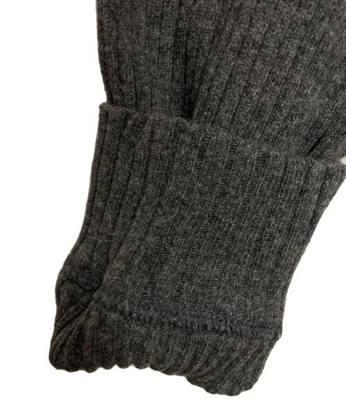 GIORGIO ARMANI（ジョルジオアルマーニ）GIORGIO ARMANI (ジョルジオアルマーニ) ハーフジップニット グレー サイズ:Mの古着・服飾アイテム