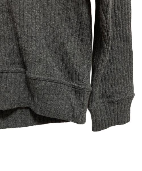 GIORGIO ARMANI（ジョルジオアルマーニ）GIORGIO ARMANI (ジョルジオアルマーニ) ハーフジップニット グレー サイズ:Mの古着・服飾アイテム