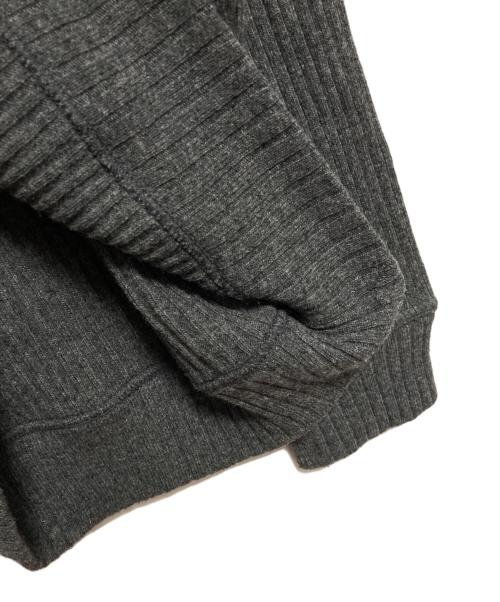 GIORGIO ARMANI（ジョルジオアルマーニ）GIORGIO ARMANI (ジョルジオアルマーニ) ハーフジップニット グレー サイズ:Mの古着・服飾アイテム