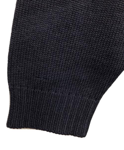 GIORGIO ARMANI LE COLLEZIONI（ジョルジオアルマーニ）GIORGIO ARMANI LE COLLEZIONI (ジョルジオアルマーニ) ウールニット ネイビー サイズ:Mの古着・服飾アイテム
