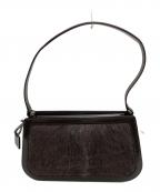 CELINEセリーヌ）の古着「ハラコハンドバッグ」｜ブラウン