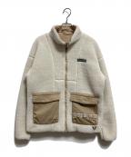 Columbiaコロンビア）の古着「ウィメンズシカゴアベニューリバーシブルフリースジャケット」｜アイボリー