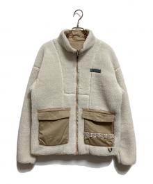 Columbia（コロンビア）の古着「ウィメンズシカゴアベニューリバーシブルフリースジャケット」｜アイボリー