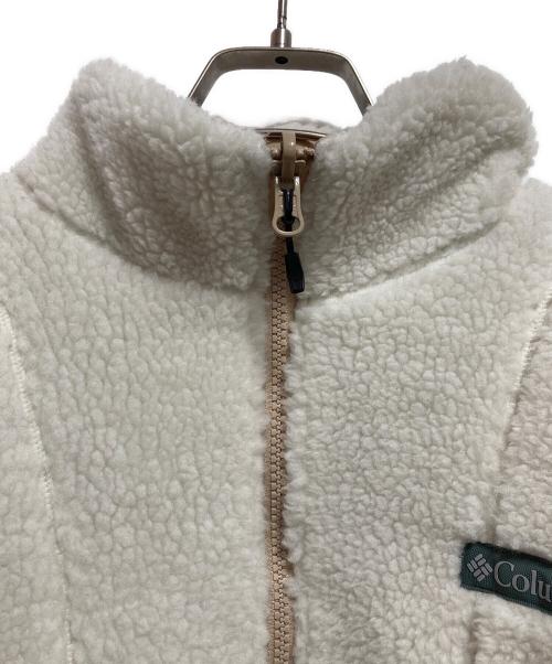 Columbia（コロンビア）Columbia (コロンビア) ウィメンズシカゴアベニューリバーシブルフリースジャケット アイボリー サイズ:Lの古着・服飾アイテム