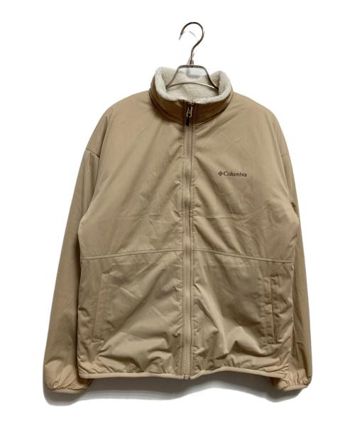 Columbia（コロンビア）Columbia (コロンビア) ウィメンズシカゴアベニューリバーシブルフリースジャケット アイボリー サイズ:Lの古着・服飾アイテム