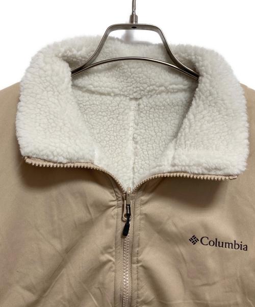 Columbia（コロンビア）Columbia (コロンビア) ウィメンズシカゴアベニューリバーシブルフリースジャケット アイボリー サイズ:Lの古着・服飾アイテム