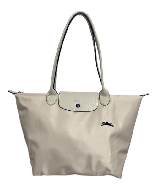 LONGCHAMP（ロンシャン）LONGCHAMP (ロンシャン) ル プリアージュ トートバッグ アイボリーの古着・服飾アイテム