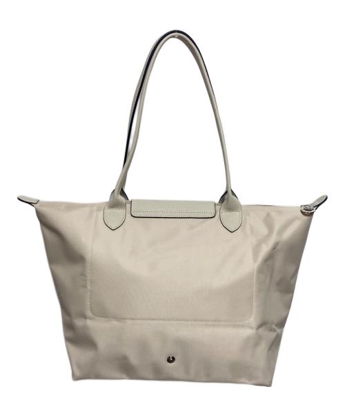 LONGCHAMP（ロンシャン）LONGCHAMP (ロンシャン) ル プリアージュ トートバッグ アイボリーの古着・服飾アイテム