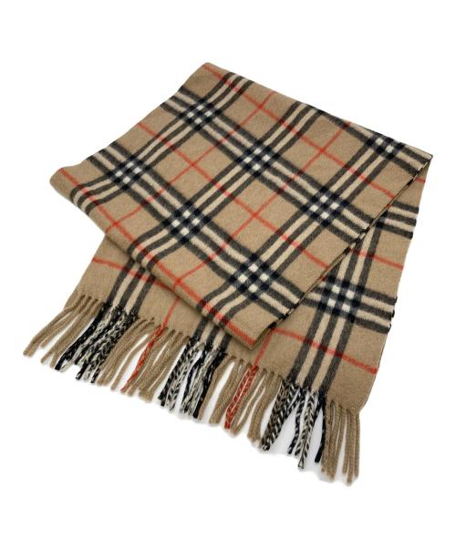 Burberry's（バーバリーズ）Burberry's (バーバリーズ) ノバチェックマフラー ベージュの古着・服飾アイテム