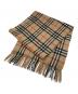 Burberry's (バーバリーズ) ノバチェックマフラー ベージュ：6000円