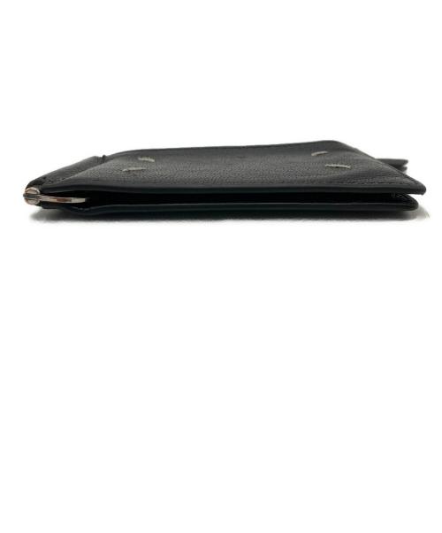Maison Margiela（メゾンマルジェラ）Maison Margiela (メゾンマルジェラ) トリフォールド マネークリップ ウォレット ブラックの古着・服飾アイテム
