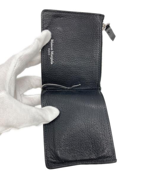 Maison Margiela（メゾンマルジェラ）Maison Margiela (メゾンマルジェラ) トリフォールド マネークリップ ウォレット ブラックの古着・服飾アイテム
