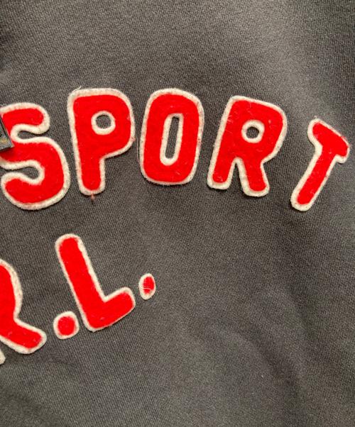 POLO SPORT（ポロスポーツ）POLO SPORT (ポロスポーツ) ハーフジップスウェット ブラック サイズ:Lの古着・服飾アイテム