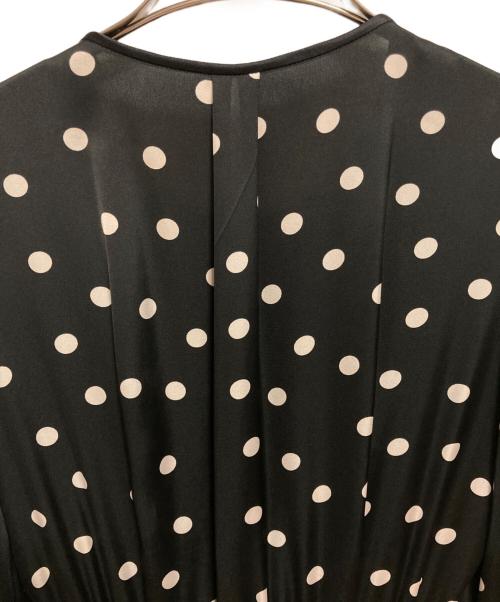 ANAYI（アナイ）ANAYI (アナイ) ドット柄シャツワンピース ブラック サイズ:36の古着・服飾アイテム
