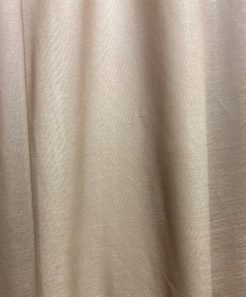 ROPE（ロペ）ROPE (ロペ) ブライトネスヤーンギャザーワンピース ベージュ サイズ:36の古着・服飾アイテム