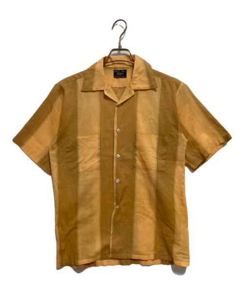 Sears（シアーズ）Sears (シアーズ) 60’S オープンカラーシャツ イエロー サイズ:Sの古着・服飾アイテム