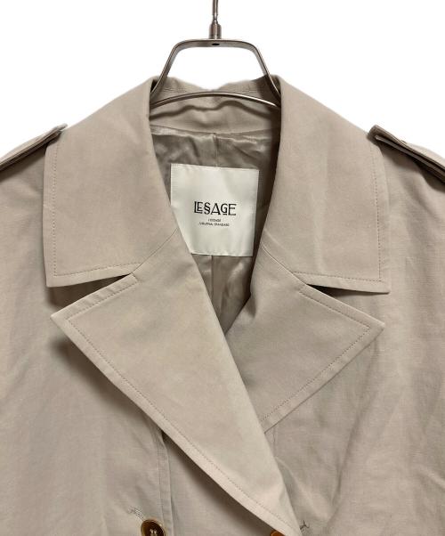 journal standard L'essage（ジャーナルスタンダード レサージュ）journal standard L'essage (ジャーナルスタンダード レサージュ) ツイルトレンチコート ベージュ サイズ:-の古着・服飾アイテム