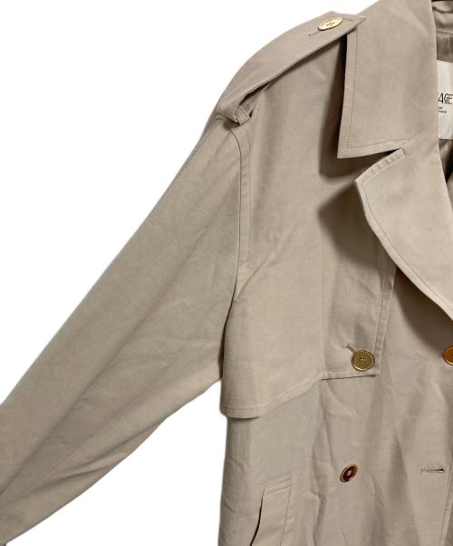 journal standard L'essage（ジャーナルスタンダード レサージュ）journal standard L'essage (ジャーナルスタンダード レサージュ) ツイルトレンチコート ベージュ サイズ:-の古着・服飾アイテム