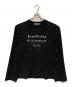Acne studios（アクネ ストゥディオズ）の古着「ラインストーンロゴTシャツ」｜ブラック