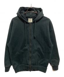 JACKMAN（ジャックマン）の古着「Dotsume Sweat Parka」｜ブラック