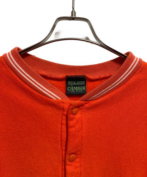 SPECIAL EDITION by CAMBER（スペシャルエディションバイキャンバー）special edition by CAMBER (スペシャルエディションバイキャンバー) スウェットボタンブルゾン オレンジ サイズ:Lの古着・服飾アイテム