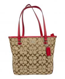 COACH（コーチ）の古着「トートバッグ」｜ベージュ