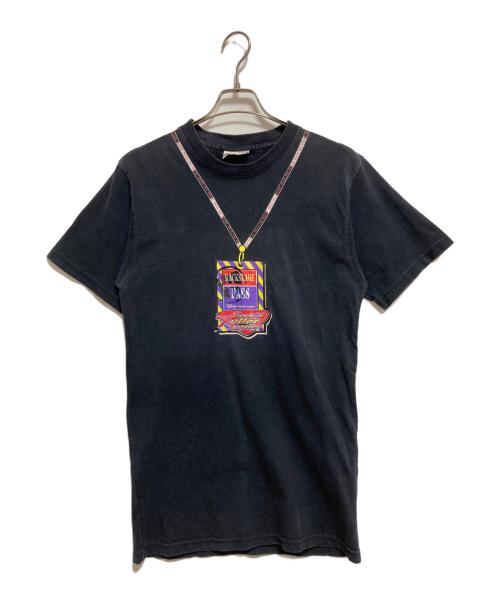 DISNEY（ディズニー）DISNEY (ディズニー) Rock The WorldプリントTシャツ ブラック サイズ:不明の古着・服飾アイテム