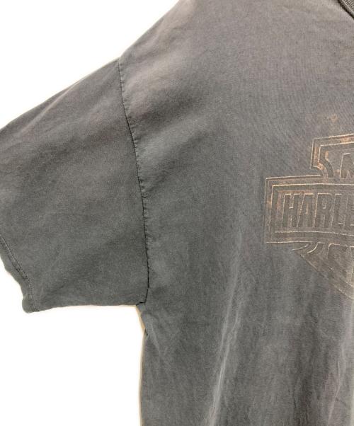 HARLEY-DAVIDSON（ハーレーダビッドソン）HARLEY-DAVIDSON (ハーレーダビッドソン) プリントTシャツ ネイビー サイズ:2XLの古着・服飾アイテム