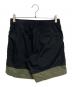 THE NORTH FACE (ザ ノース フェイス) Nuptse Short ブラック×グリーン サイズ:L：5000円