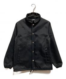 HYKE（ハイク）の古着「ナイロンボンディングコーチジャケット」｜ブラック