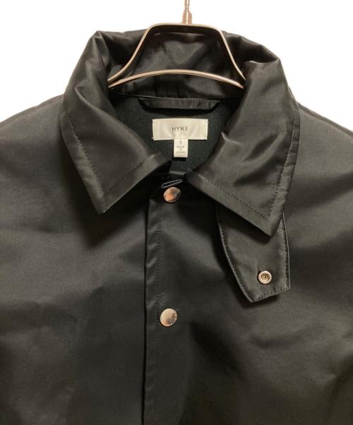 HYKE（ハイク）HYKE (ハイク) ナイロンボンディングコーチジャケット ブラック サイズ:1の古着・服飾アイテム