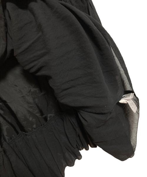 CASA FLINE（カーサフライン）CASA FLINE (カーサフライン) コットンティアードスカート ブラック サイズ:1の古着・服飾アイテム