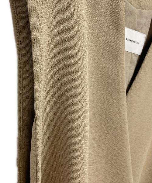 STUNNING LURE（スタニングルアー）STUNNING LURE (スタニングルアー) rカラーレスベスト ベージュ 未使用品の古着・服飾アイテム