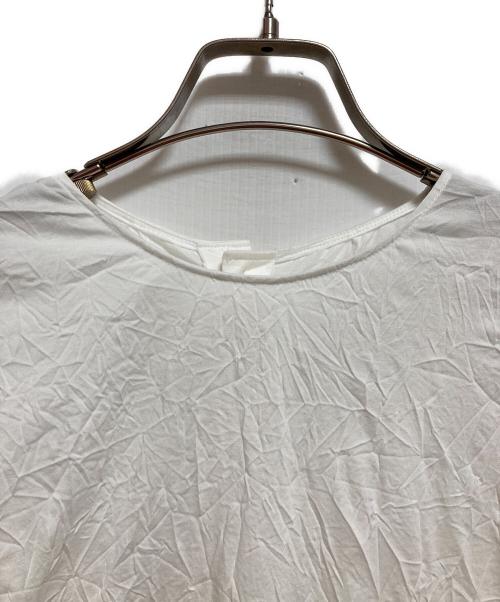 BEIGE（ベイジ）BEIGE (ベイジ) ASTILBE コットンジャージークルーネックブラウス ホワイト サイズ:4の古着・服飾アイテム